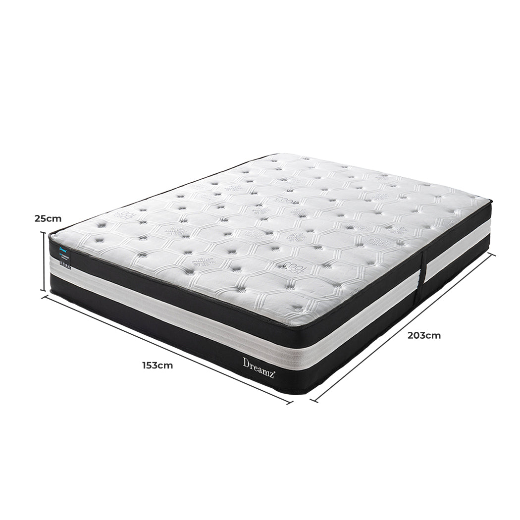 Renzo 25cm Cooling Mattress 5 Zone 25cm - Queen