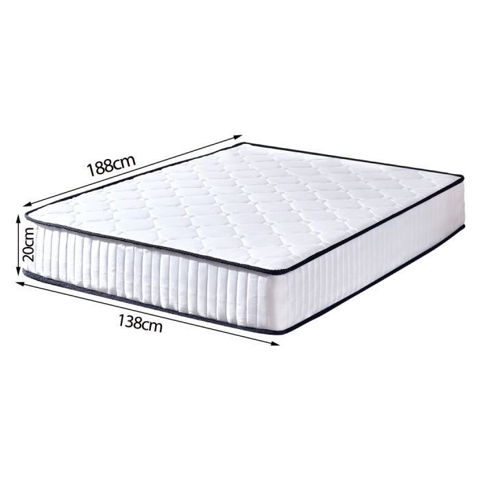 Darien 20cm 5-Zoned Pocket Spring Mattress - Double