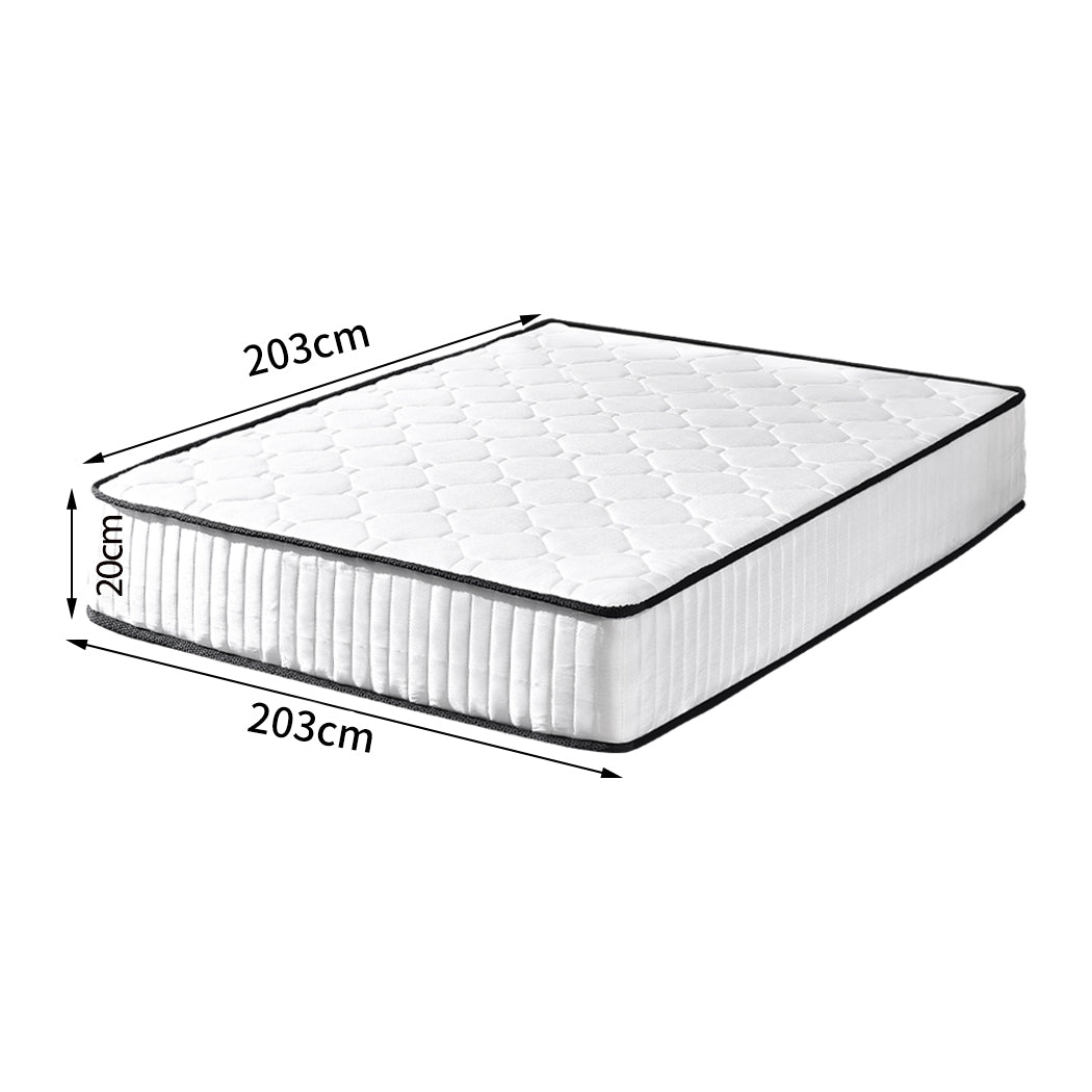 Darien 20cm 5-Zoned Pocket Spring Mattress - Super King