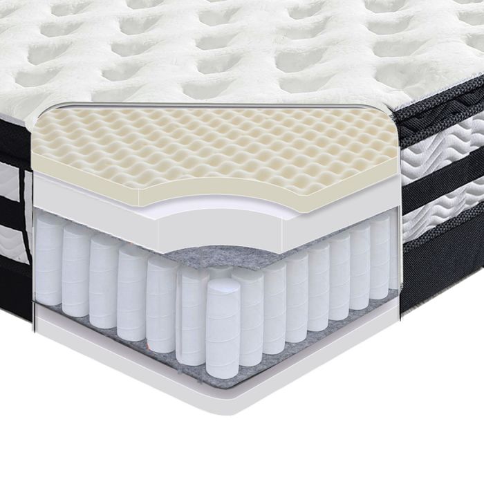 Ysla 35cm Thick Euro Top Egg Crate Foam Mattress - Double