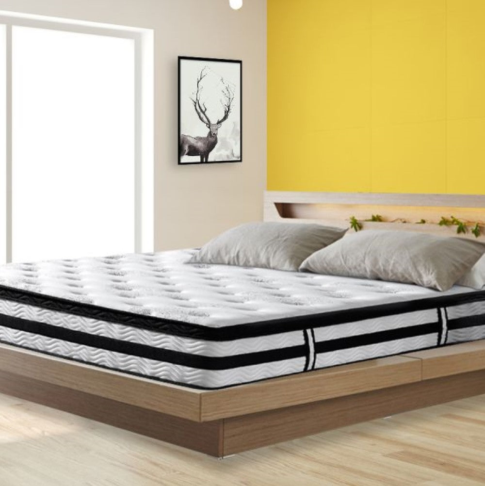 Ysla 35cm Thick Euro Top Egg Crate Foam Mattress - Double