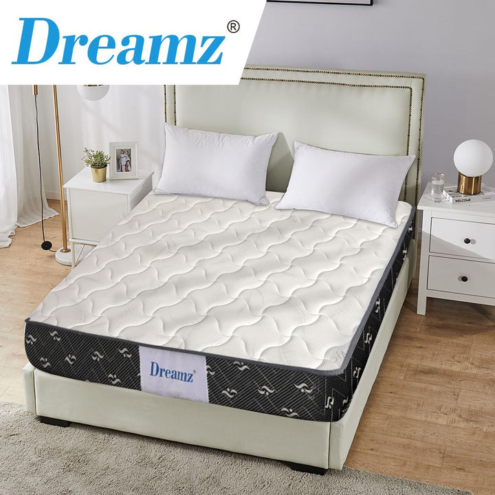 Provo 16cm Premium Top Spring Foam Medium Soft Mattress - King Single