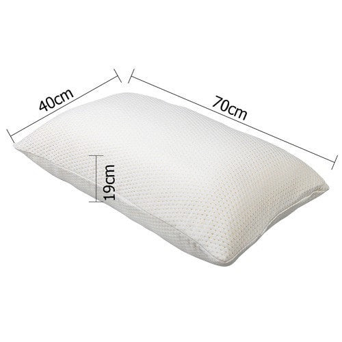 Set of 2 Memory Foam Pillow 19cm Thick