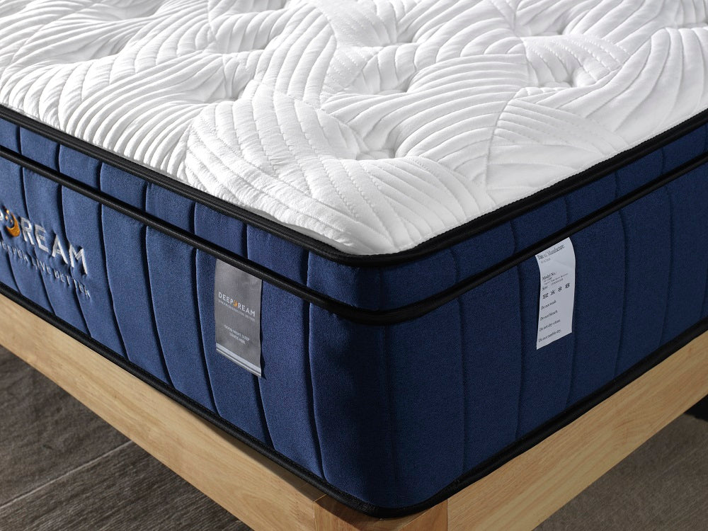 Aurelia 34cm Cool Gel Memory Foam Mattress 5 Zone Latex - Queen